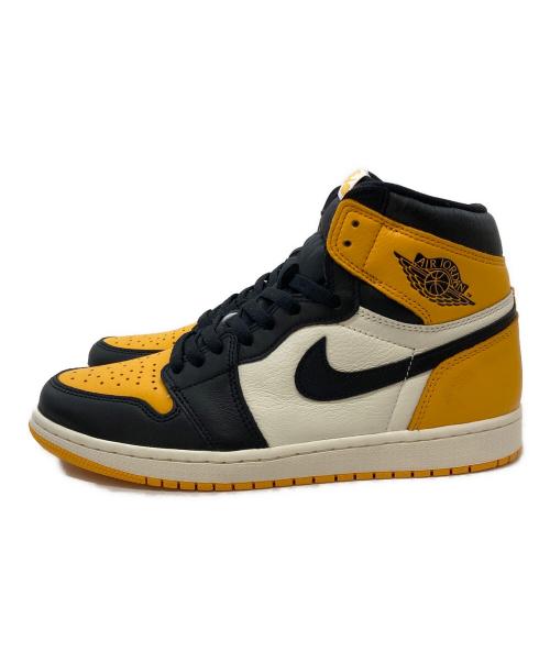 NIKE（ナイキ）NIKE (ナイキ) AIR JORDAN 1 HIGH OG イエロー×ブラック×ホワイト サイズ:28㎝の古着・服飾アイテム