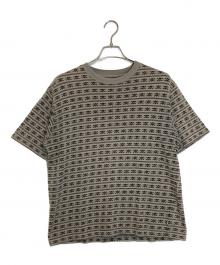 stussy（ステューシー）の古着「スカルボーダーTシャツ」｜グレー