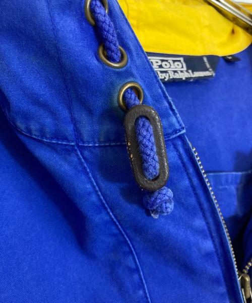 POLO RALPH LAUREN（ポロ・ラルフローレン）POLO RALPH LAUREN (ポロ・ラルフローレン) アノラックワークパーカー ブルー サイズ:Lの古着・服飾アイテム