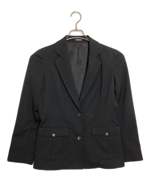 BURBERRY LONDON（バーバリーロンドン）BURBERRY LONDON (バーバリーロンドン) ワークテーラードジャケット ブラック サイズ:40/42の古着・服飾アイテム