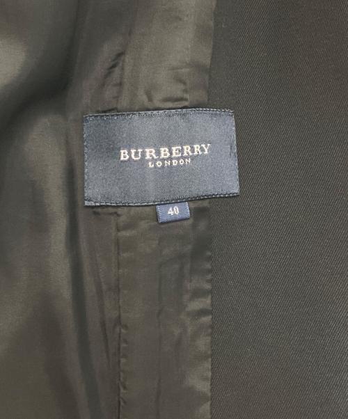 BURBERRY LONDON（バーバリーロンドン）BURBERRY LONDON (バーバリーロンドン) ワークテーラードジャケット ブラック サイズ:40/42の古着・服飾アイテム