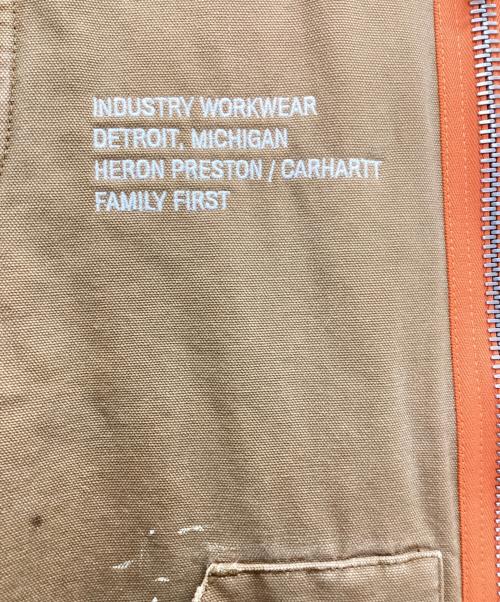 Carhartt WIP（カーハート ワーク イン プログレス）Carhartt WIP (カーハート ワーク イン プログレス) HERON PRESTON (ヘロンプレストン) HP X CARHARTT VEST ブラウン サイズ:Mの古着・服飾アイテム