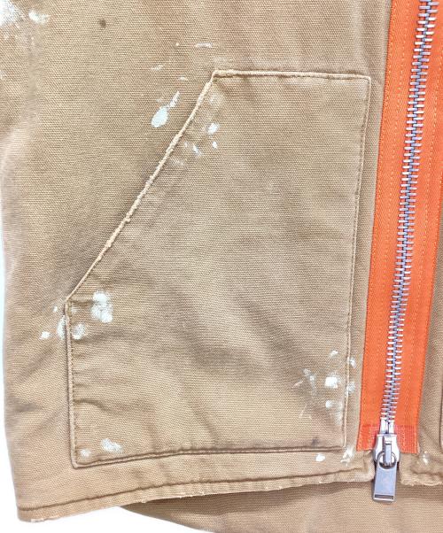 Carhartt WIP（カーハート ワーク イン プログレス）Carhartt WIP (カーハート ワーク イン プログレス) HERON PRESTON (ヘロンプレストン) HP X CARHARTT VEST ブラウン サイズ:Mの古着・服飾アイテム