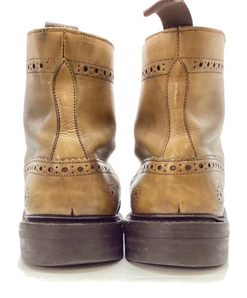 Tricker's（トリッカーズ）Tricker's (トリッカーズ) PAUL SMITH (ポールスミス) ウィングチップブーツ ベージュ サイズ:SIZE 7.5の古着・服飾アイテム