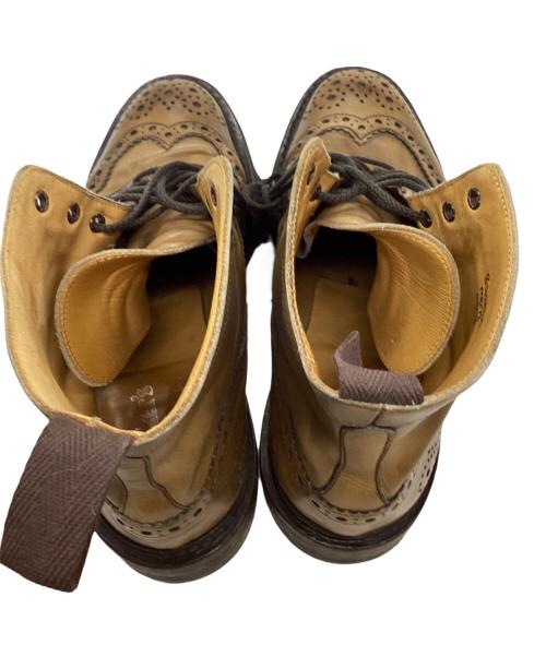 Tricker's（トリッカーズ）Tricker's (トリッカーズ) PAUL SMITH (ポールスミス) ウィングチップブーツ ベージュ サイズ:SIZE 7.5の古着・服飾アイテム