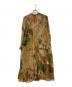 Ameri（アメリ）の古着「UND WILLOW PAINT DRESS」｜ブラウン×グリーン