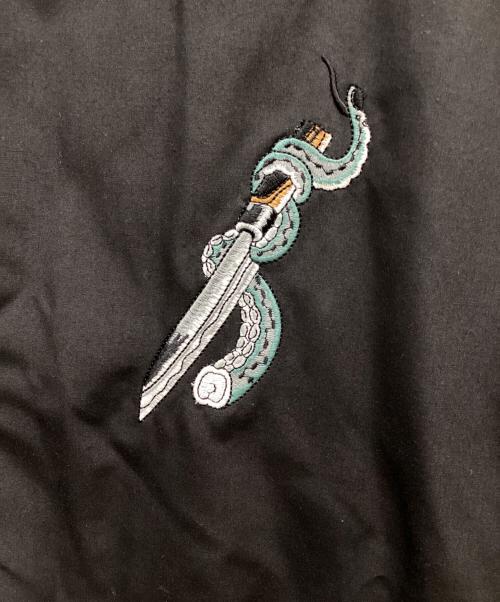 TIGHTBOOTH PRODUCTION（タイトブースプロダクション）TIGHTBOOTH PRODUCTION (タイトブースプロダクション) tako dosu LINER JACKET ブラック サイズ:Lの古着・服飾アイテム
