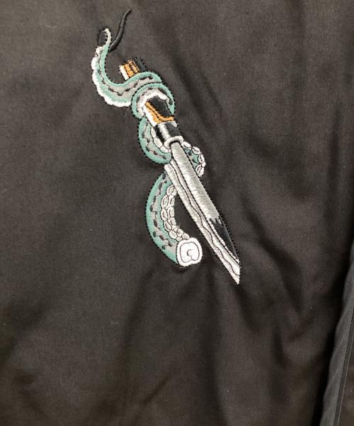 TIGHTBOOTH PRODUCTION（タイトブースプロダクション）TIGHTBOOTH PRODUCTION (タイトブースプロダクション) tako dosu LINER JACKET ブラック サイズ:Lの古着・服飾アイテム