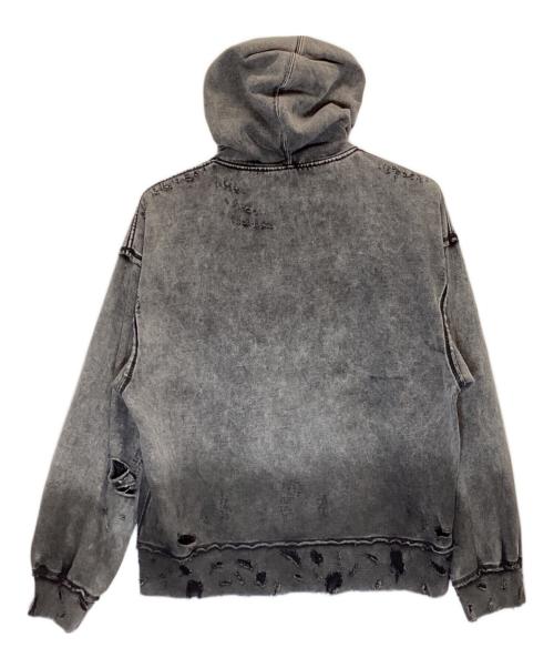 MAISON SPECIAL（メゾンスペシャル）MAISON SPECIAL (メゾンスペシャル) BOROBORO Sweat Prime-Over Zip Hoodie グレー サイズ:SIZE 01の古着・服飾アイテム