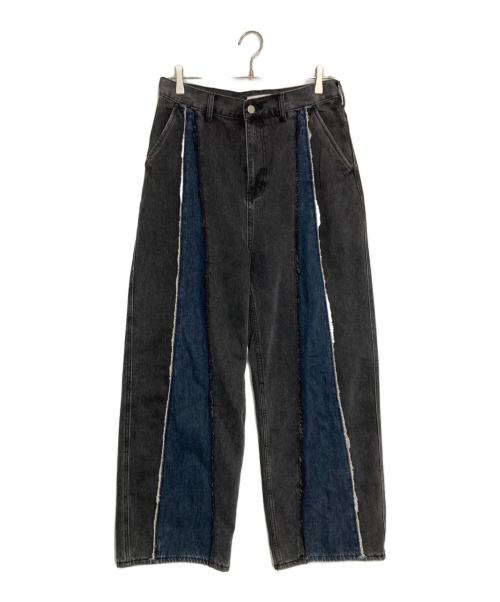 jieda（ジエダ）jieda (ジエダ) 3D BAGGY DENIM ブラック サイズ:2の古着・服飾アイテム