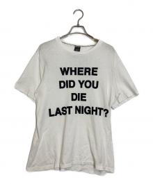 NUMBER (N)INE（ナンバーナイン）の古着「MESSAGE PRINT TEE」｜ホワイト