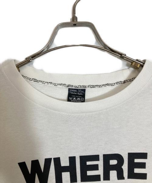 NUMBER (N)INE（ナンバーナイン）NUMBER (N)INE (ナンバーナイン) MESSAGE PRINT TEE ホワイト サイズ:3の古着・服飾アイテム