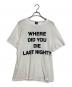 NUMBER (N)INE（ナンバーナイン）の古着「MESSAGE PRINT TEE」｜ホワイト