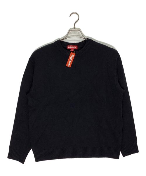 SUPREME（シュプリーム）SUPREME (シュプリーム) ANGORA SCRIPT SWEATER/アンゴラ スクリプト セーター ブラック サイズ:Mの古着・服飾アイテム