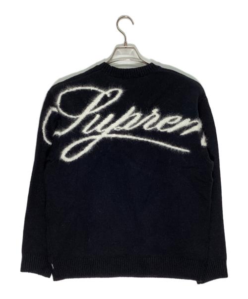 SUPREME（シュプリーム）SUPREME (シュプリーム) ANGORA SCRIPT SWEATER/アンゴラ スクリプト セーター ブラック サイズ:Mの古着・服飾アイテム