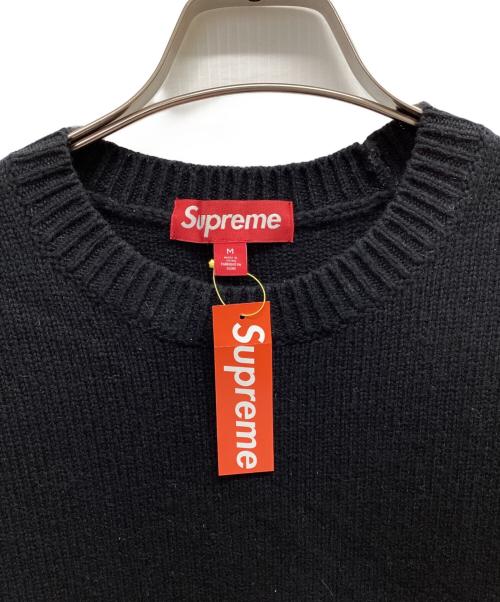SUPREME（シュプリーム）SUPREME (シュプリーム) ANGORA SCRIPT SWEATER/アンゴラ スクリプト セーター ブラック サイズ:Mの古着・服飾アイテム