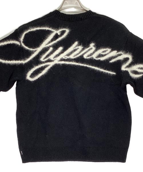 SUPREME（シュプリーム）SUPREME (シュプリーム) ANGORA SCRIPT SWEATER/アンゴラ スクリプト セーター ブラック サイズ:Mの古着・服飾アイテム