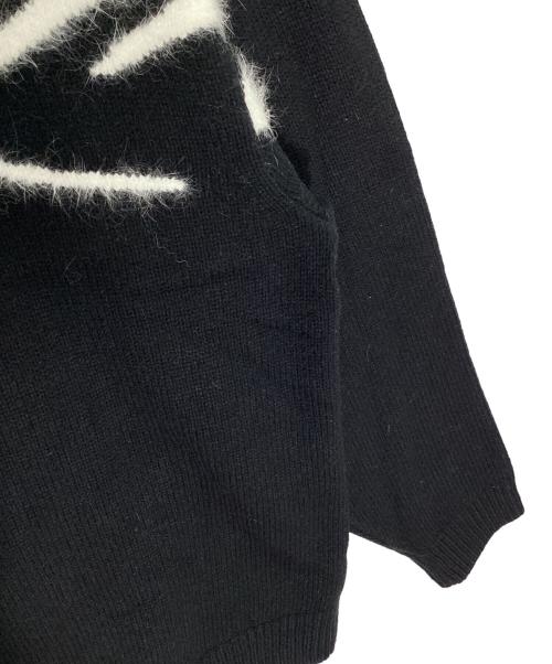 SUPREME（シュプリーム）SUPREME (シュプリーム) ANGORA SCRIPT SWEATER/アンゴラ スクリプト セーター ブラック サイズ:Mの古着・服飾アイテム