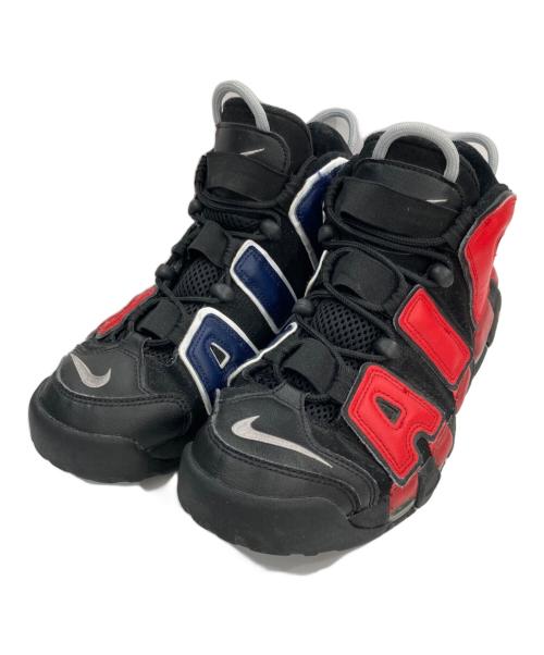 NIKE（ナイキ）NIKE (ナイキ) AIR MORE UPTEMPO ́96 ネイビー×レッド サイズ:US8.5の古着・服飾アイテム