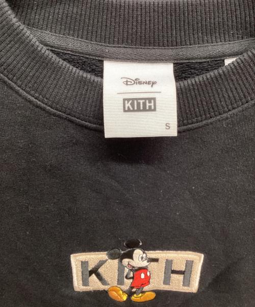 KITH（キス）KITH (キス) Disney (ディズニー) Mickey & Friends Cyber Monday Mickey Classic Logo Crewneck ブラック サイズ:Sの古着・服飾アイテム