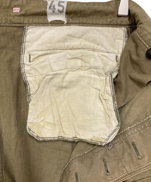 French Army（フランス軍）French Army (フランス軍) 前期型 M47 カーゴパンツ カーキ サイズ:45の古着・服飾アイテム
