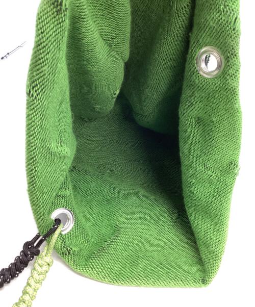 isecai（イセカイ）isecai (イセカイ) Whimsy Beanie ブラック×グリーンの古着・服飾アイテム
