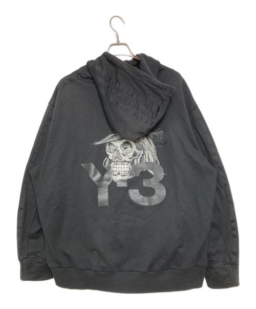 Y-3（ワイスリー）Y-3 (ワイスリー) YOHJI SKULL HOODIE ブラック サイズ:Lの古着・服飾アイテム