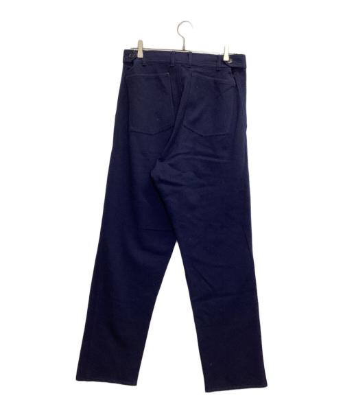 COMME des GARCONS HOMME PLUS（コムデギャルソンオムプリュス）COMME des GARCONS HOMME PLUS (コムデギャルソンオムプリュス) ウールメルトンパンツ ネイビー サイズ:Sの古着・服飾アイテム