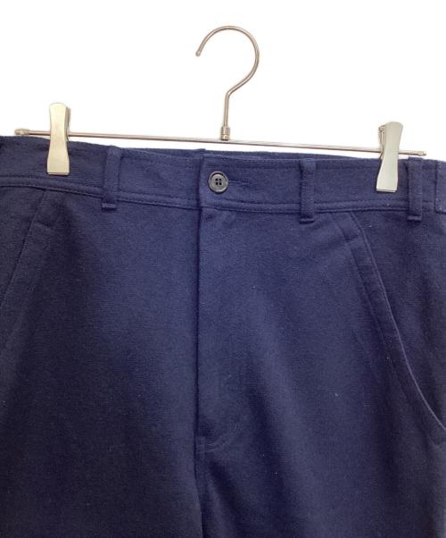 COMME des GARCONS HOMME PLUS（コムデギャルソンオムプリュス）COMME des GARCONS HOMME PLUS (コムデギャルソンオムプリュス) ウールメルトンパンツ ネイビー サイズ:Sの古着・服飾アイテム