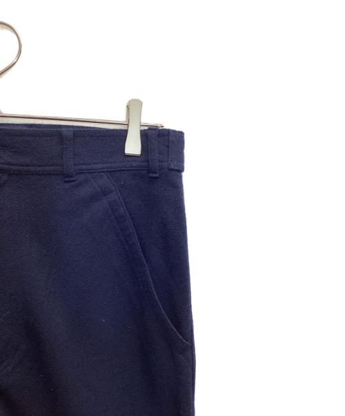COMME des GARCONS HOMME PLUS（コムデギャルソンオムプリュス）COMME des GARCONS HOMME PLUS (コムデギャルソンオムプリュス) ウールメルトンパンツ ネイビー サイズ:Sの古着・服飾アイテム