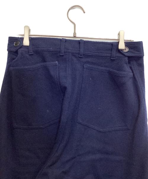 COMME des GARCONS HOMME PLUS（コムデギャルソンオムプリュス）COMME des GARCONS HOMME PLUS (コムデギャルソンオムプリュス) ウールメルトンパンツ ネイビー サイズ:Sの古着・服飾アイテム