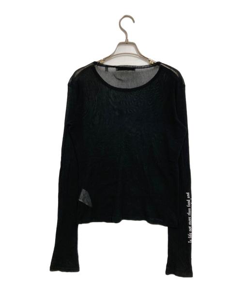 OUR LEGACY（アワーレガシー）OUR LEGACY (アワーレガシー) SUPER SLIM LONGSLEEVE ブラック サイズ:34の古着・服飾アイテム