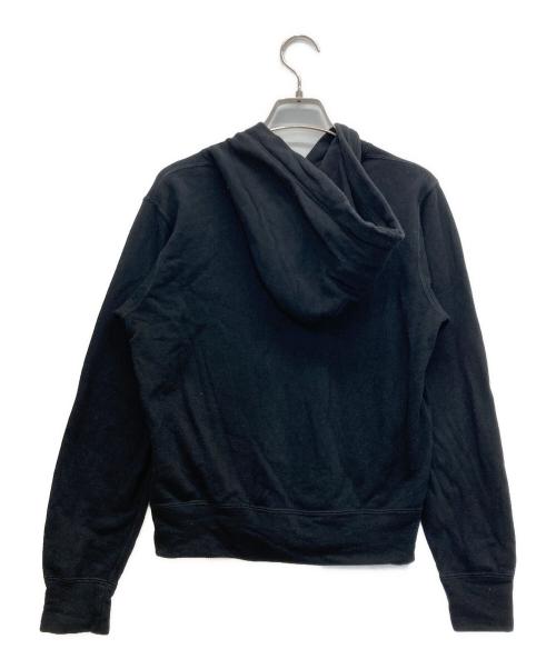 PLAY COMME des GARCONS（プレイコムデギャルソン）PLAY COMME des GARCONS (プレイコムデギャルソン) Double Red Heart Hoodie ブラック サイズ:Ｍの古着・服飾アイテム