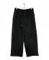 KANEMASA PHIL.（カネマサフィル）の古着「28G Cupro Easy Pants」｜ブラック