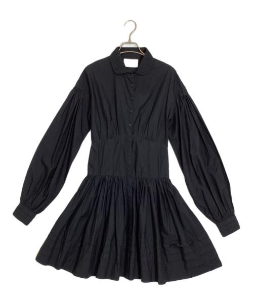 merlette（マーレット）merlette (マーレット) ギャザーワンピース ブラック サイズ:2の古着・服飾アイテム