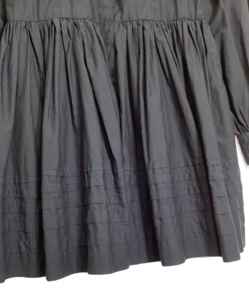 merlette（マーレット）merlette (マーレット) ギャザーワンピース ブラック サイズ:2の古着・服飾アイテム