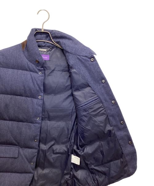 RALPH LAUREN Purple Label（ラルフ ローレン パープル レーベル）RALPH LAUREN Purple Label (ラルフ ローレン パープル レーベル) クラシックダウンベスト ネイビー サイズ:Sの古着・服飾アイテム