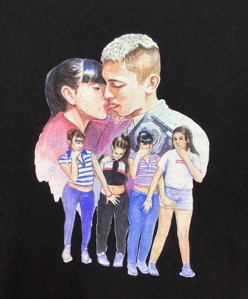 SUPREME（シュプリーム）SUPREME (シュプリーム) Kiss Tee/キスティーシャツ ブラック サイズ:Mの古着・服飾アイテム