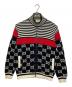 GUCCI（グッチ）の古着「GG HIGH NECK KNIT ZIP CARDIGAN」｜ネイビー