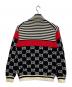 GUCCI (グッチ) GG HIGH NECK KNIT ZIP CARDIGAN ネイビー サイズ:M：50000円