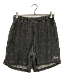 stussy（ステューシー）の古着「リネンショーツ」｜ブラック