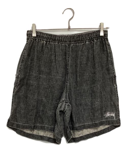 stussy（ステューシー）stussy (ステューシー) リネンショーツ ブラック サイズ:Mの古着・服飾アイテム
