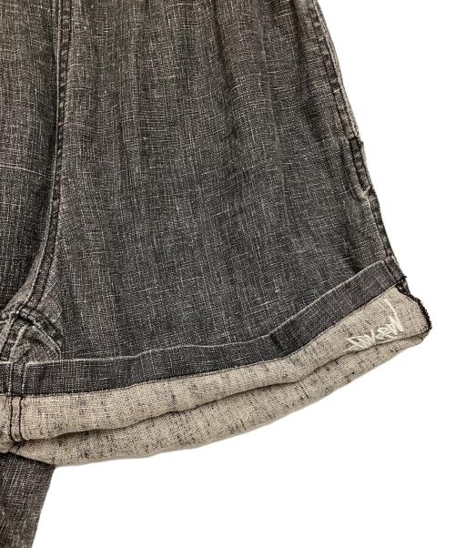 stussy（ステューシー）stussy (ステューシー) リネンショーツ ブラック サイズ:Mの古着・服飾アイテム