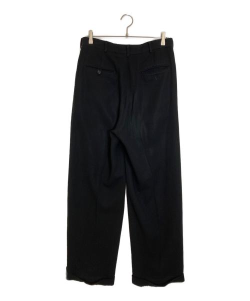 POLO RALPH LAUREN（ポロ・ラルフローレン）POLO RALPH LAUREN (ポロ・ラルフローレン) ウールギャバスラックス ブラック サイズ:82の古着・服飾アイテム
