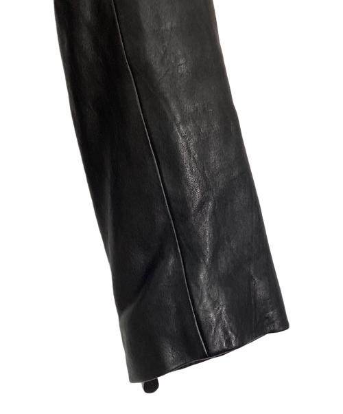 ALEXANDER McQUEEN（アレキサンダーマックイーン）ALEXANDER McQUEEN (アレキサンダーマックイーン) 襟ファーダブルライダースジャケット ブラック サイズ:38の古着・服飾アイテム