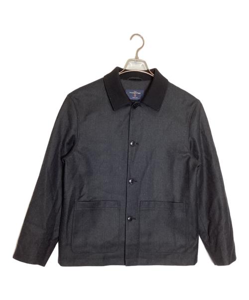 ERMENEGILDO ZEGNA（エルメネジルド・ゼニア）ERMENEGILDO ZEGNA (エルメネジルド・ゼニア) ウールシャツジャケット ブラック サイズ:48の古着・服飾アイテム