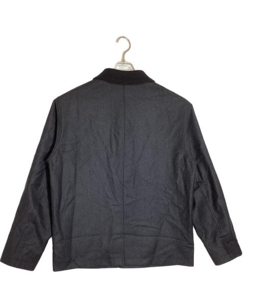 ERMENEGILDO ZEGNA（エルメネジルド・ゼニア）ERMENEGILDO ZEGNA (エルメネジルド・ゼニア) ウールシャツジャケット ブラック サイズ:48の古着・服飾アイテム