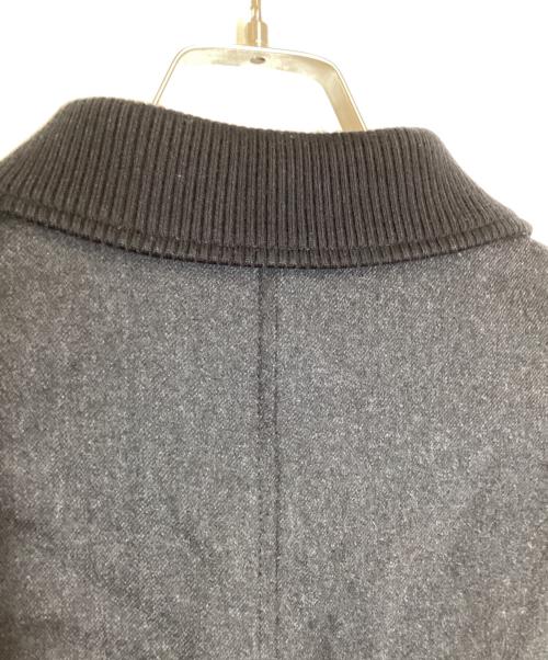 ERMENEGILDO ZEGNA（エルメネジルド・ゼニア）ERMENEGILDO ZEGNA (エルメネジルド・ゼニア) ウールシャツジャケット ブラック サイズ:48の古着・服飾アイテム