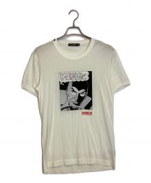 DOLCE & GABBANA（ドルチェ＆ガッバーナ）の古着「コミックプリントTシャツ」｜アイボリー