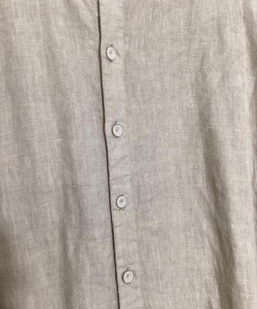 nest Robe（ネストローブ）nest Robe (ネストローブ) リネンパフスリーブ2WAYワンピース ベージュ サイズ:FREEの古着・服飾アイテム